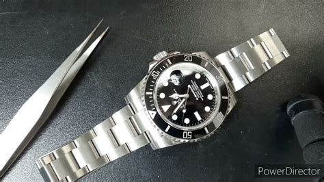 Rolex Submariner Ceramic Bezel Pearl Pip Repair  